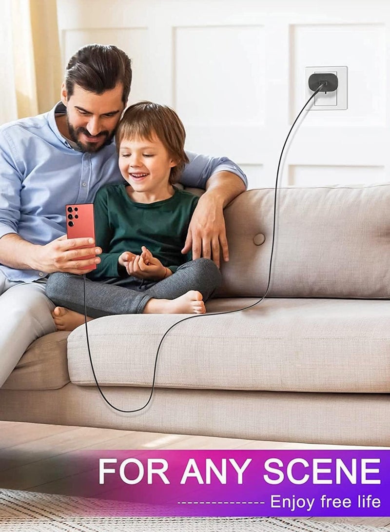 Chappeline CH1 35W Super Fast Phone Charger, Power Adapter with USB C Plug and Cable - Black - Image 2